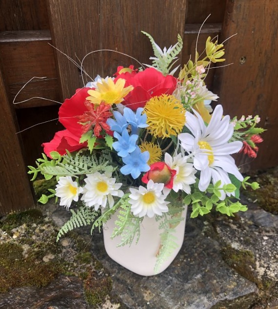 Letní dekorace luční květy_1